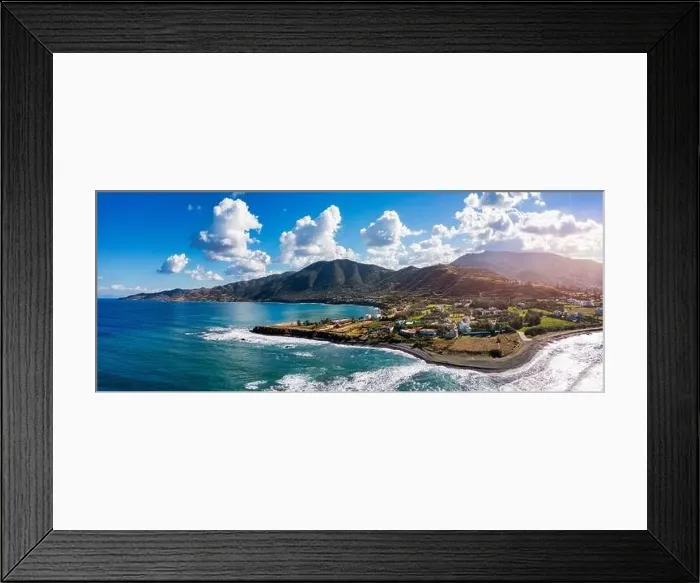 Framed Print : Small local harbor with colorful fishing boats at Pomos, Cyprus. Aerial view of Pomos fishermans harbour in Cyprus Framed Print : Small local harbor with colorful fishing boats at Pomos, Cyprus. Aerial view of Pomos fishermans harbour in Cyprus