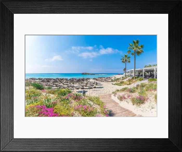 Framed Print : Discover the pristine Nissi Beach in Cyprus Framed Print : Discover the pristine Nissi Beach in Cyprus