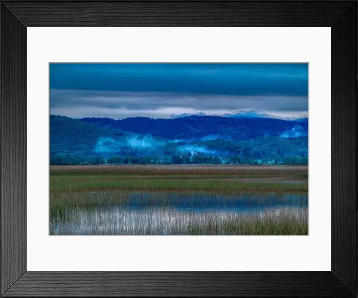 Framed Print : Morning mist on a lake Framed Print : Morning mist on a lake