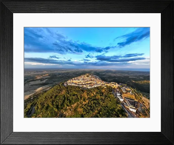 Framed Print : Aerial view of Rotondella, one of the most beautiful villages in Italy Framed Print : Aerial view of Rotondella, one of the most beautiful villages in Italy