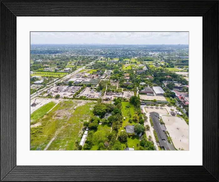 Framed Print : Rural industrial district Kendall Miami Framed Print : Rural industrial district Kendall Miami