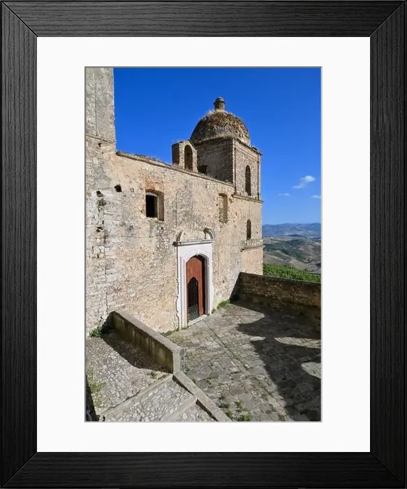 Framed Print : The abandoned village of Craco, Basilicata region, Italy Framed Print : The abandoned village of Craco, Basilicata region, Italy