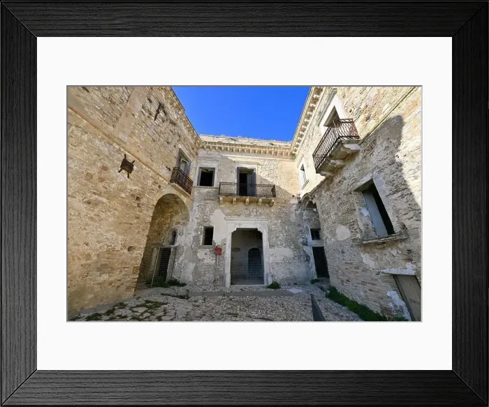 Framed Print : The abandoned village of Craco, Basilicata region, Italy Framed Print : The abandoned village of Craco, Basilicata region, Italy