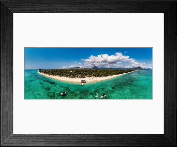 Framed Print : Beautiful Mauritius Island with gorgeous beach Flic en Flac Framed Print : Beautiful Mauritius Island with gorgeous beach Flic en Flac