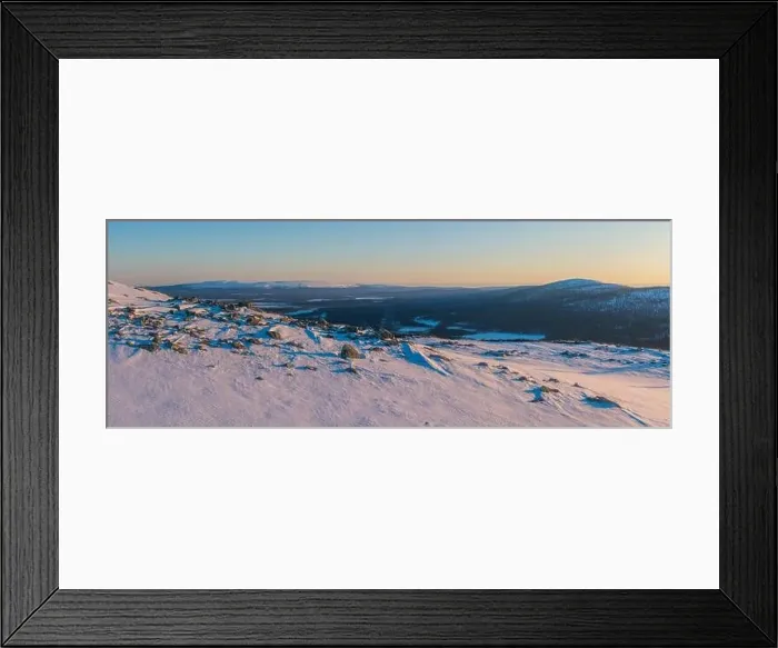 Framed Print : Aerial panoramic landscape in Lapland, Finland Framed Print : Aerial panoramic landscape in Lapland, Finland