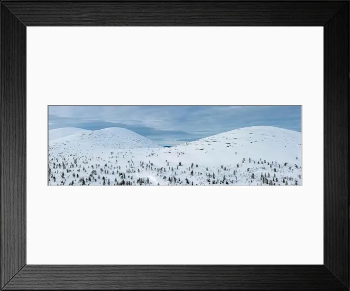 Framed Print : Aerial panoramic landscape in Lapland, Finland Framed Print : Aerial panoramic landscape in Lapland, Finland