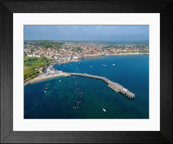 Framed Print : Swanage, Dorset. United Kingdom. Spring time Aerial image of one of Southern Englands finest coastal Towns. 9th May 2024 Framed Print : Swanage, Dorset. United Kingdom. Spring time Aerial image of one of Southern Englands finest coastal Towns. 9th May 2024