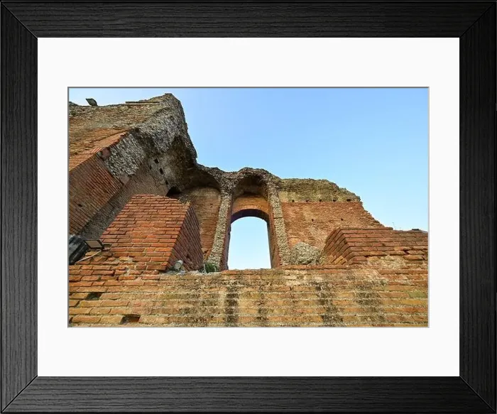 Framed Print : Walss of the Greek Roman Theater in Taormina, Italy Framed Print : Walss of the Greek Roman Theater in Taormina, Italy