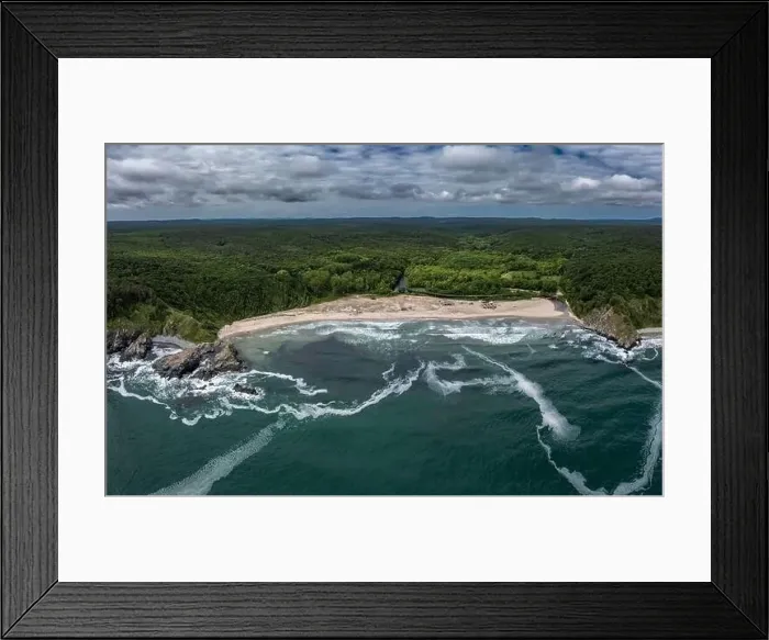 Framed Print : Aerial view to beautiful Silistar beach near to Sinemorec, Bulgaria Framed Print : Aerial view to beautiful Silistar beach near to Sinemorec, Bulgaria