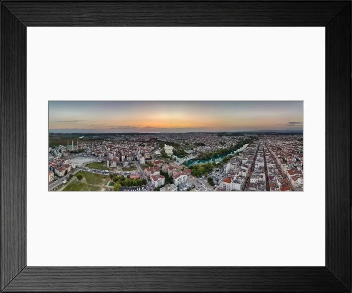 Framed Print : Aerial view of the city of Manavgat Framed Print : Aerial view of the city of Manavgat