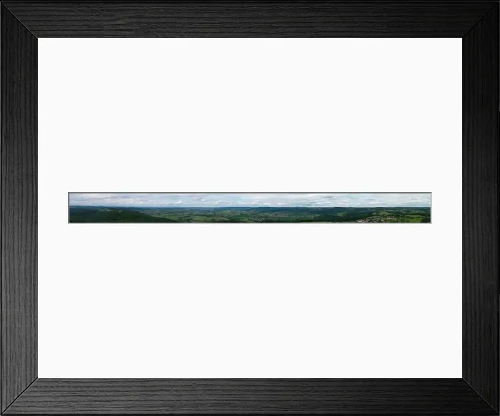 Framed Print : Panoramic shot with villages and forest in Baden Wuerttemberg by drone Framed Print : Panoramic shot with villages and forest in Baden Wuerttemberg by drone