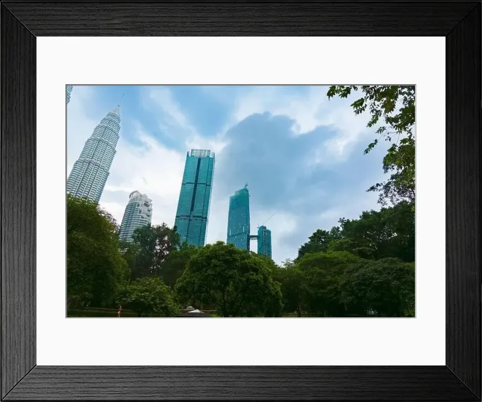 Framed Print : Petronas Twin Tower Tallest Skyscrapers Building with Cityscape in Malaysia Framed Print : Petronas Twin Tower Tallest Skyscrapers Building with Cityscape in Malaysia