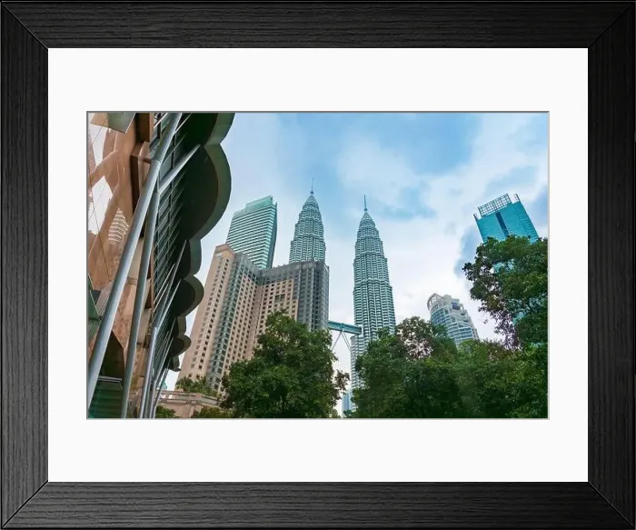 Framed Print : Petronas Twin Tower Tallest Skyscrapers Building with Cityscape in Malaysia Framed Print : Petronas Twin Tower Tallest Skyscrapers Building with Cityscape in Malaysia