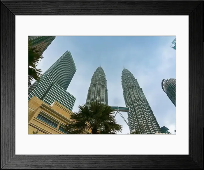 Framed Print : Petronas Twin Tower Tallest Skyscrapers Building with Cityscape in Malaysia Framed Print : Petronas Twin Tower Tallest Skyscrapers Building with Cityscape in Malaysia