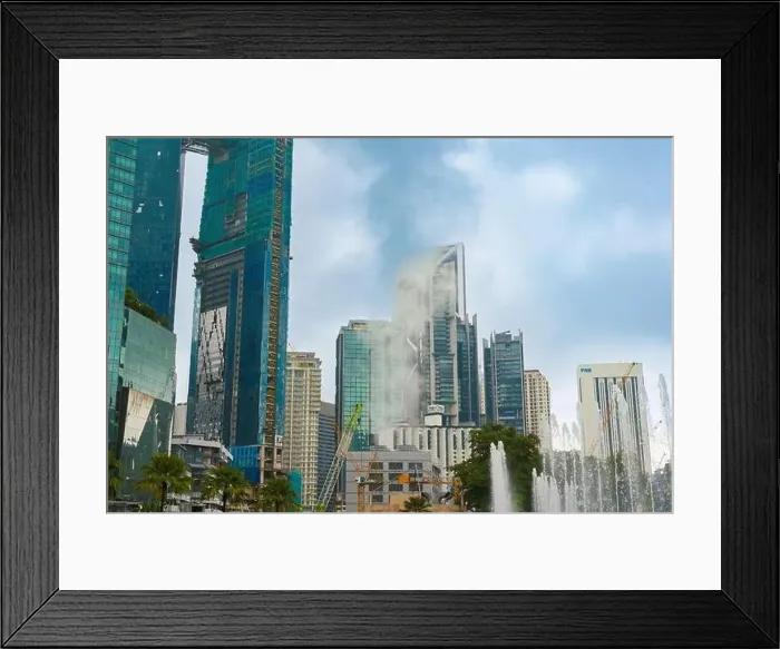 Framed Print : Kuala Lumpur, Malaysia - October 12 2024 : Petronas Twin Tower Tallest Skyscrapers Building with Cityscape in Malaysia Framed Print : Kuala Lumpur, Malaysia - October 12 2024 : Petronas Twin Tower Tallest Skyscrapers Building with Cityscape in Malaysia