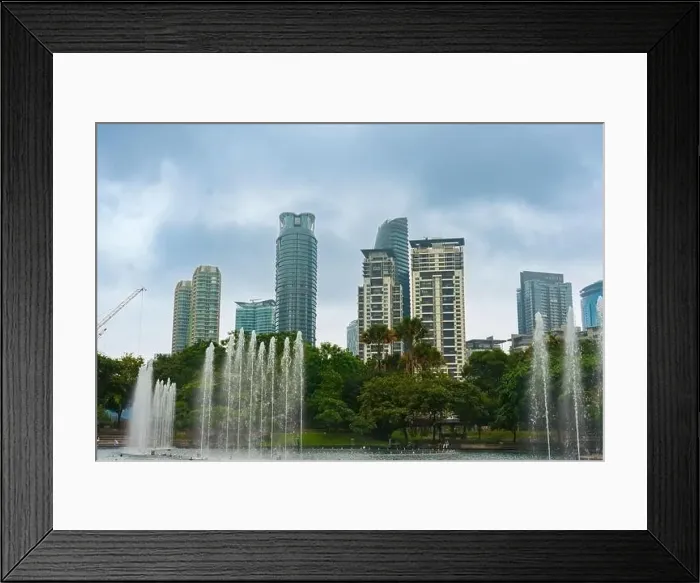 Framed Print : Kuala Lumpur, Malaysia - October 12 2024 : Petronas Twin Tower Tallest Skyscrapers Building with Cityscape in Malaysia Framed Print : Kuala Lumpur, Malaysia - October 12 2024 : Petronas Twin Tower Tallest Skyscrapers Building with Cityscape in Malaysia