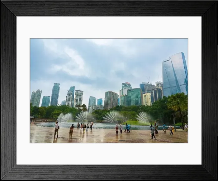 Framed Print : Kuala Lumpur, Malaysia - October 12 2024 : Petronas Twin Tower Tallest Skyscrapers Building with Cityscape in Malaysia Framed Print : Kuala Lumpur, Malaysia - October 12 2024 : Petronas Twin Tower Tallest Skyscrapers Building with Cityscape in Malaysia