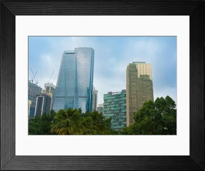 Framed Print : Kuala Lumpur, Malaysia - October 12 2024 : Petronas Twin Tower Tallest Skyscrapers Building with Cityscape in Malaysia Framed Print : Kuala Lumpur, Malaysia - October 12 2024 : Petronas Twin Tower Tallest Skyscrapers Building with Cityscape in Malaysia