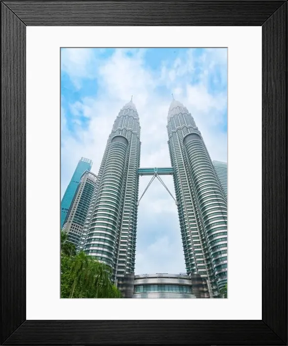 Framed Print : Kuala Lumpur, Malaysia - October 12 2024 : Petronas Twin Tower Tallest Skyscrapers Building with Cityscape in Malaysia Framed Print : Kuala Lumpur, Malaysia - October 12 2024 : Petronas Twin Tower Tallest Skyscrapers Building with Cityscape in Malaysia