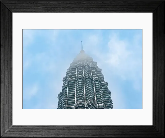 Framed Print : Petronas Twin Tower Tallest Skyscrapers Building with Cityscape in Malaysia Framed Print : Petronas Twin Tower Tallest Skyscrapers Building with Cityscape in Malaysia