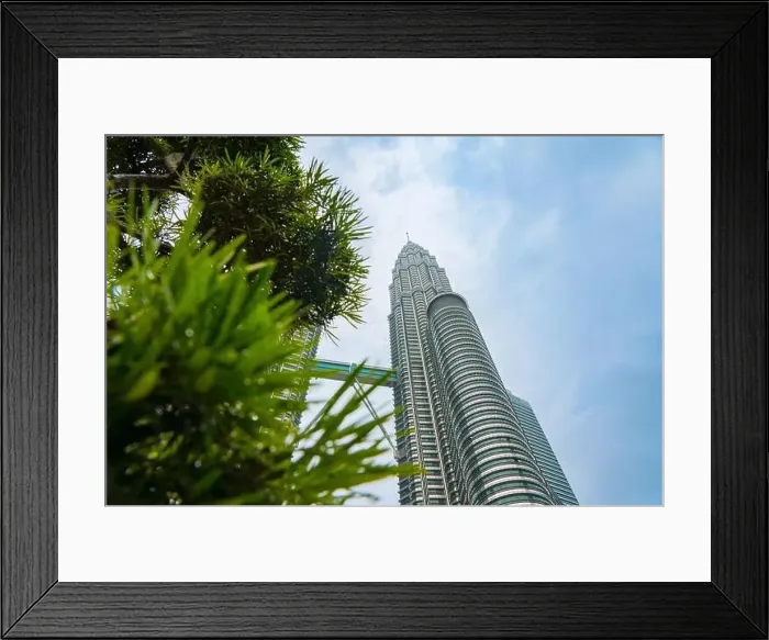 Framed Print : Petronas Twin Tower Tallest Skyscrapers Building with Cityscape in Malaysia Framed Print : Petronas Twin Tower Tallest Skyscrapers Building with Cityscape in Malaysia