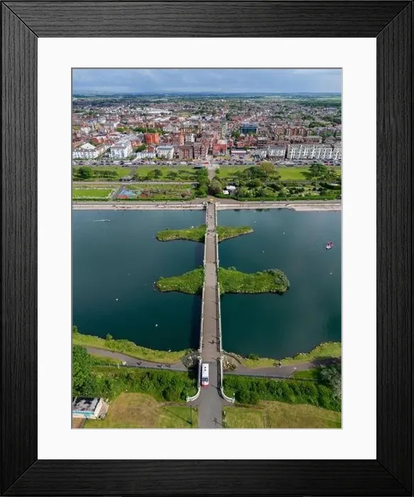 Framed Print : Southport, Merseyside. United Kingdom. Springtime Aerial image of Southport. 26th May 2024 Framed Print : Southport, Merseyside. United Kingdom. Springtime Aerial image of Southport. 26th May 2024