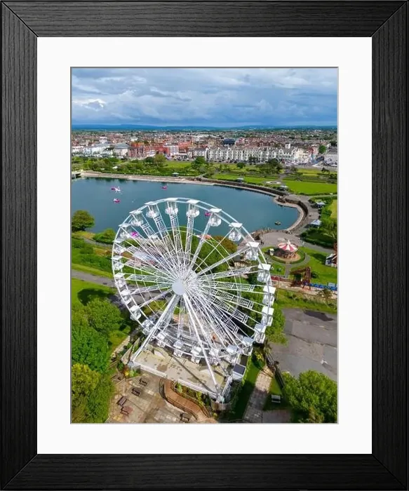 Framed Print : Southport, Merseyside. United Kingdom. Springtime Aerial image of Southport. 26th May 2024 Framed Print : Southport, Merseyside. United Kingdom. Springtime Aerial image of Southport. 26th May 2024