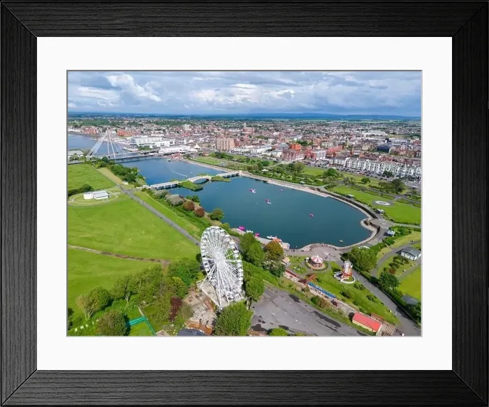 Framed Print : Southport, Merseyside. United Kingdom. Springtime Aerial image of Southport. 26th May 2024 Framed Print : Southport, Merseyside. United Kingdom. Springtime Aerial image of Southport. 26th May 2024