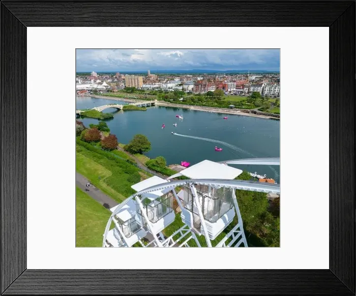 Framed Print : Southport, Merseyside. United Kingdom. Springtime Aerial image of Southport. 26th May 2024 Framed Print : Southport, Merseyside. United Kingdom. Springtime Aerial image of Southport. 26th May 2024