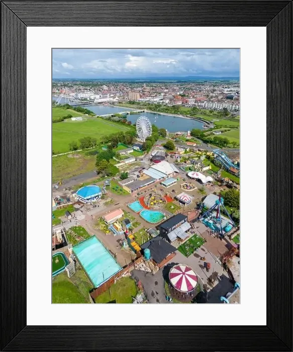 Framed Print : Southport, Merseyside. United Kingdom. Springtime Aerial image of Southport. 26th May 2024 Framed Print : Southport, Merseyside. United Kingdom. Springtime Aerial image of Southport. 26th May 2024