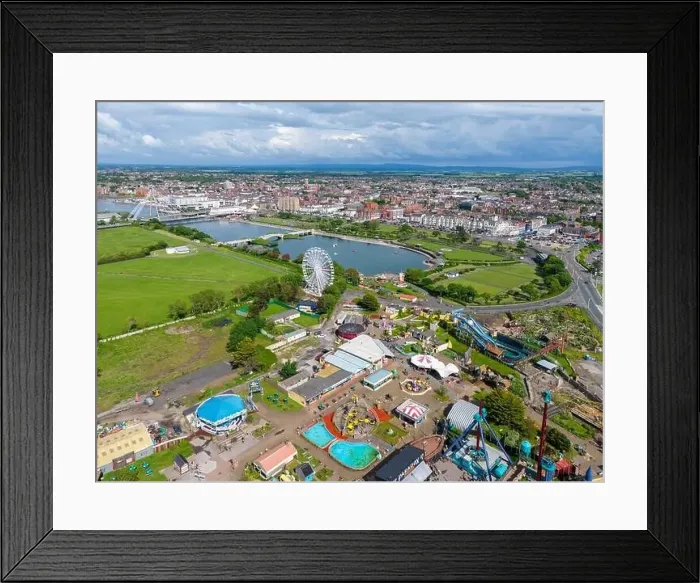 Framed Print : Southport, Merseyside. United Kingdom. Springtime Aerial image of Southport. 26th May 2024 Framed Print : Southport, Merseyside. United Kingdom. Springtime Aerial image of Southport. 26th May 2024