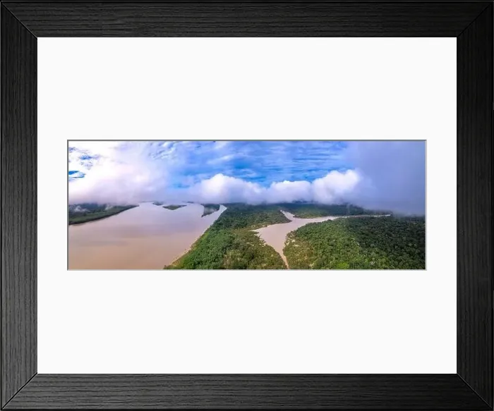 Framed Print : Beautiful aerial view of Amazon rainforest Framed Print : Beautiful aerial view of Amazon rainforest