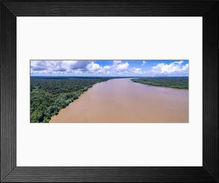 Framed Print : Beautiful aerial view of Amazon rainforest Framed Print : Beautiful aerial view of Amazon rainforest