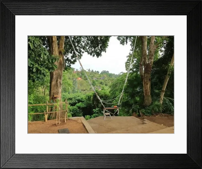 Framed Print : living houses in green surrounding at Campuhan Ridge Walk near Ubud, Bali in Indonesia Framed Print : living houses in green surrounding at Campuhan Ridge Walk near Ubud, Bali in Indonesia