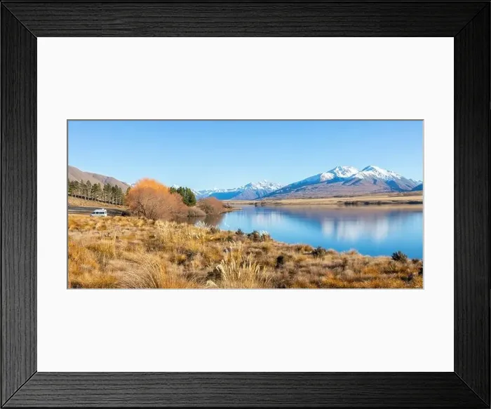 Framed Print : Lake Clearwater nearby Mount Guy (1319 m) Framed Print : Lake Clearwater nearby Mount Guy (1319 m)