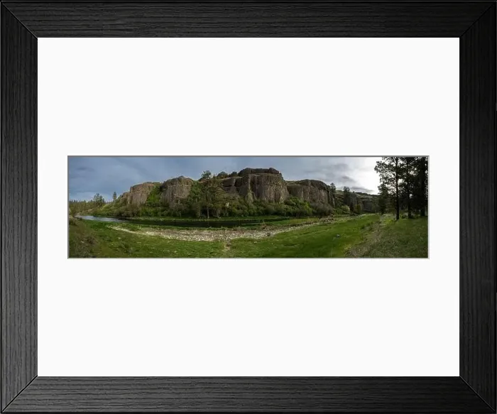 Framed Print : Cliff Formations Along the Palouse River in Washington State Framed Print : Cliff Formations Along the Palouse River in Washington State