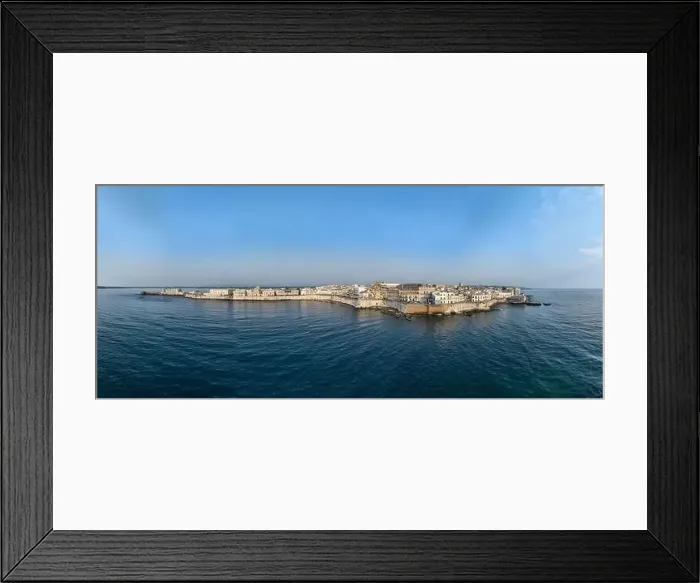 Framed Print : Siracusa, Ortigia Island from the air Framed Print : Siracusa, Ortigia Island from the air
