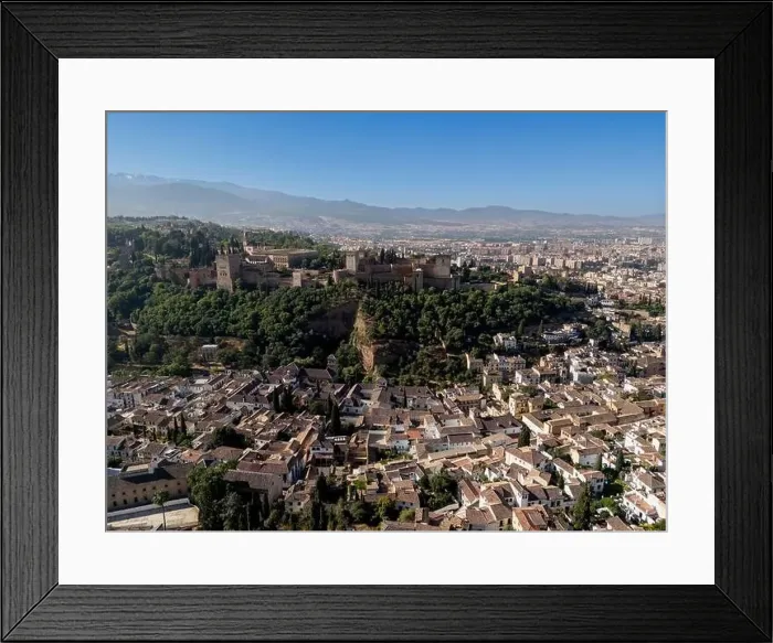 Framed Print : travelling around the alhambra city of Granada, Spain Framed Print : travelling around the alhambra city of Granada, Spain