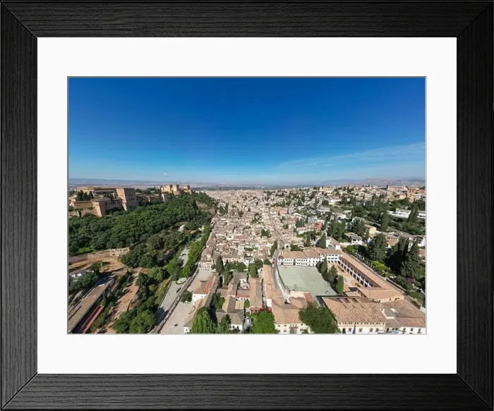 Framed Print : travelling around the alhambra city of Granada, Spain Framed Print : travelling around the alhambra city of Granada, Spain