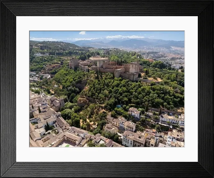 Framed Print : travelling around the alhambra city of Granada, Spain Framed Print : travelling around the alhambra city of Granada, Spain
