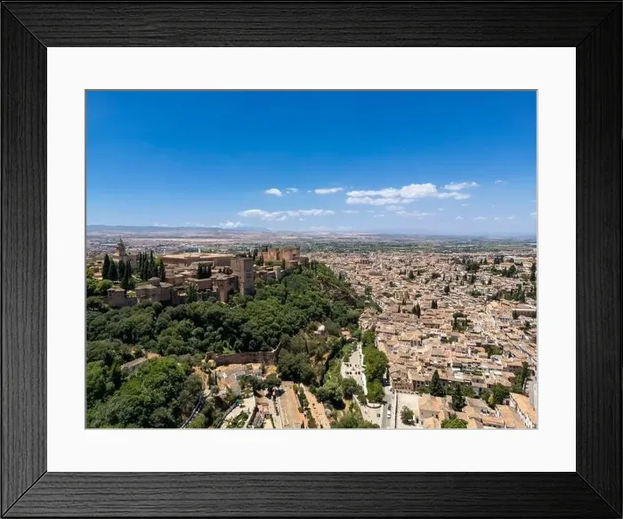 Framed Print : travelling around the alhambra city of Granada, Spain Framed Print : travelling around the alhambra city of Granada, Spain