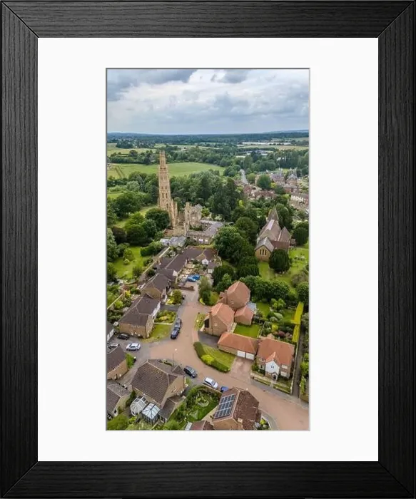 Framed Print : Hadlow Village and Hadlow Castle (Drone) Framed Print : Hadlow Village and Hadlow Castle (Drone)