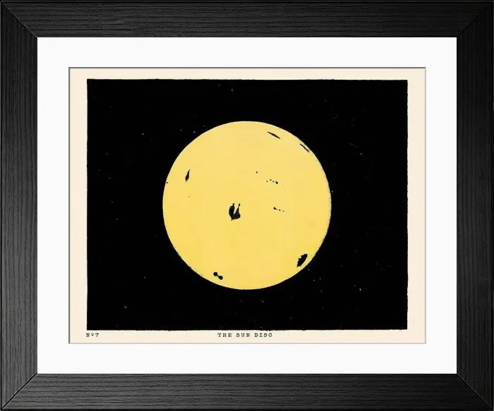 Framed Print : Vintage Astronomical Phenomena Illustration. Published in a 19th-century astronomy book in London around 1840 Framed Print : Vintage Astronomical Phenomena Illustration. Published in a 19th-century astronomy book in London around 1840
