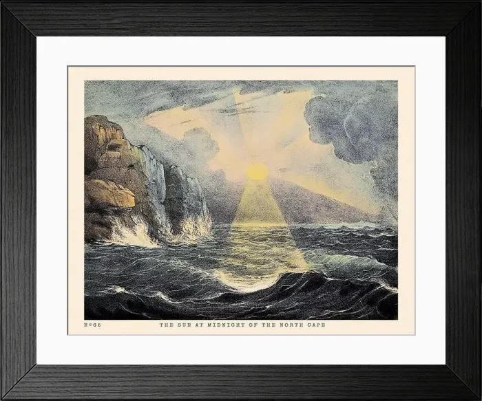 Framed Print : Vintage Astronomical Phenomena Scene Illustration. Published in a 19th-century astronomy book in London around 1840 Framed Print : Vintage Astronomical Phenomena Scene Illustration. Published in a 19th-century astronomy book in London around 1840