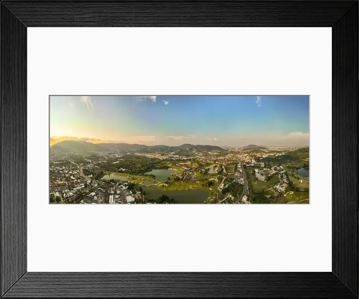 Framed Print : Phuket city Thailand, Aerial view drone photography High angle view of Phuket city Framed Print : Phuket city Thailand, Aerial view drone photography High angle view of Phuket city
