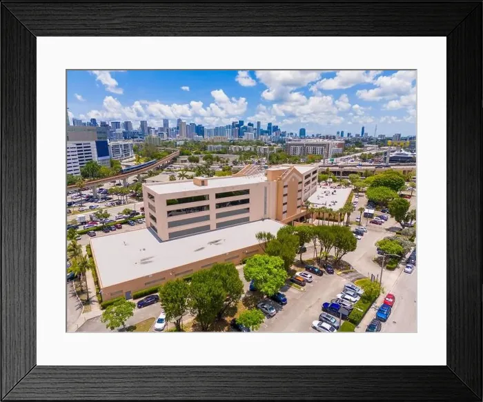 Framed Print : Miami Dade State Attorney Office building. Aerial drone photo 2024. Governemnt structure. Courthouse downtown Framed Print : Miami Dade State Attorney Office building. Aerial drone photo 2024. Governemnt structure. Courthouse downtown