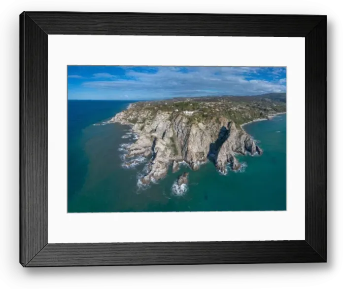 Framed Print : Drone landscape view of Capo Vaticano in Calabria Framed Print : Drone landscape view of Capo Vaticano in Calabria