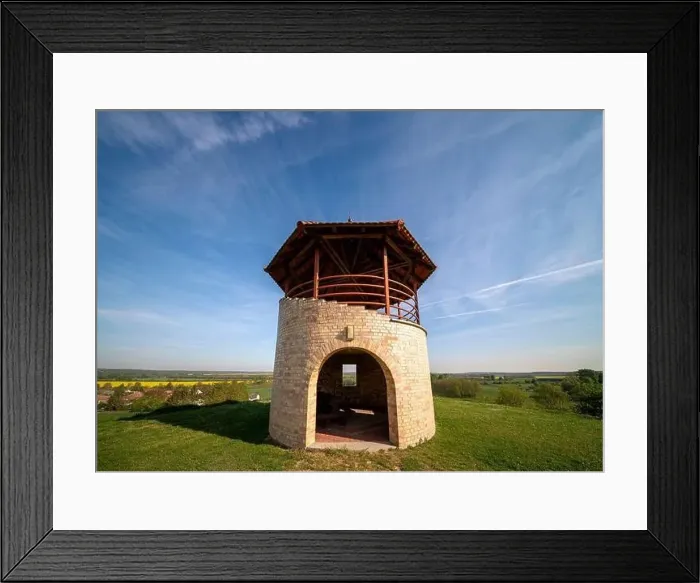 Framed Print : Istvan Hill lookout tower in Bogote town, Hungary. Amazing lookout for argriculture fields in Vas county Framed Print : Istvan Hill lookout tower in Bogote town, Hungary. Amazing lookout for argriculture fields in Vas county