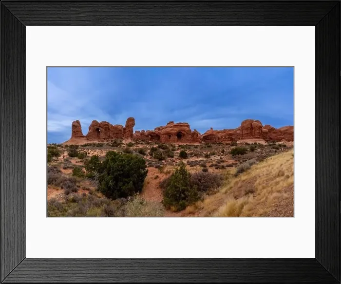 Framed Print : Aerial View Of Rock Formations In The American Southwest Framed Print : Aerial View Of Rock Formations In The American Southwest