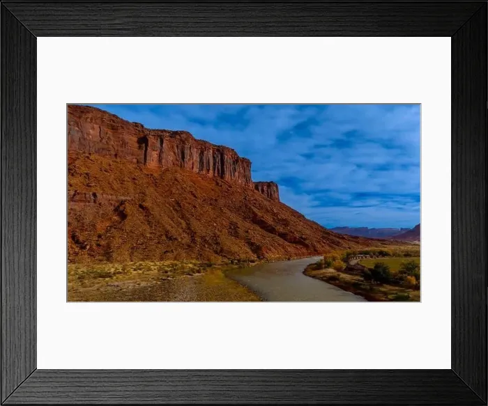 Framed Print : Aerial View Of Rock Formations In The American Southwest Framed Print : Aerial View Of Rock Formations In The American Southwest